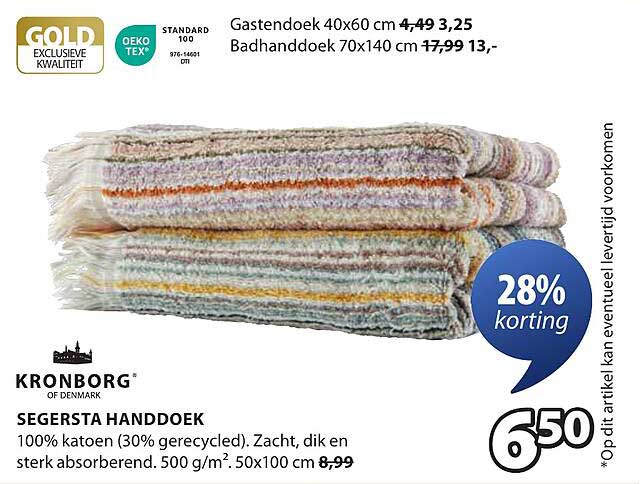 SEGERTA HANDDOEK