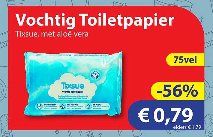 Vochtig Toiletpapier