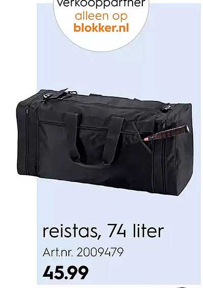 reistas, 74 liter