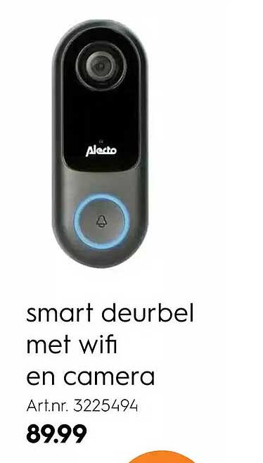 smart deurbel met wifi en camera