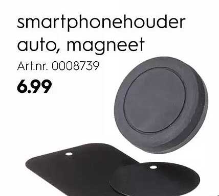 smartphonehouder auto, magneet