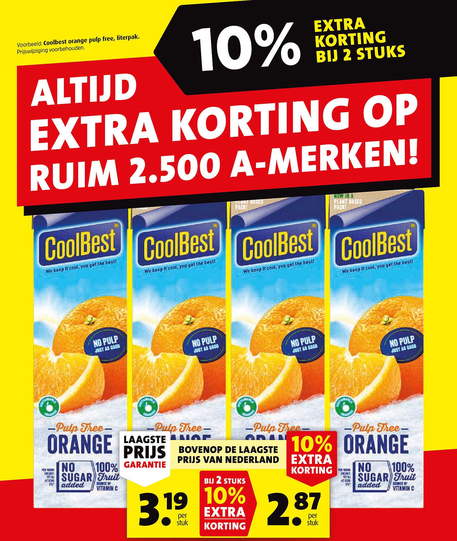 CoolBest Oranje Pulp Free