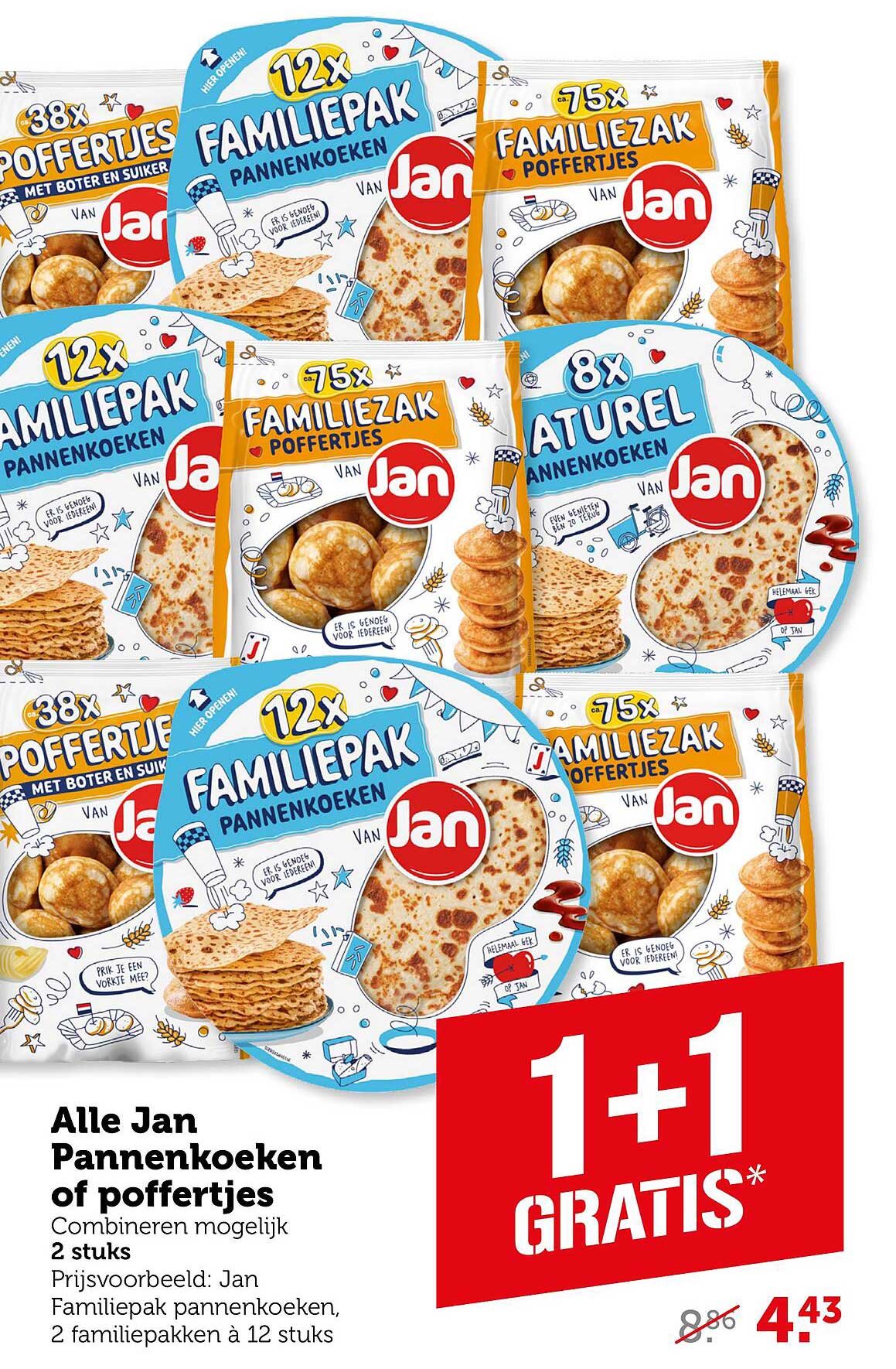 Alle Jan Pannenkoeken of poffertjes