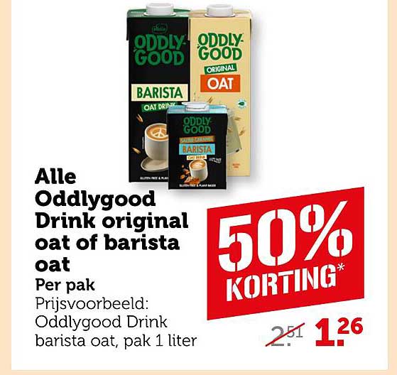 Alle Oddlygood Drink original oat of barista oat