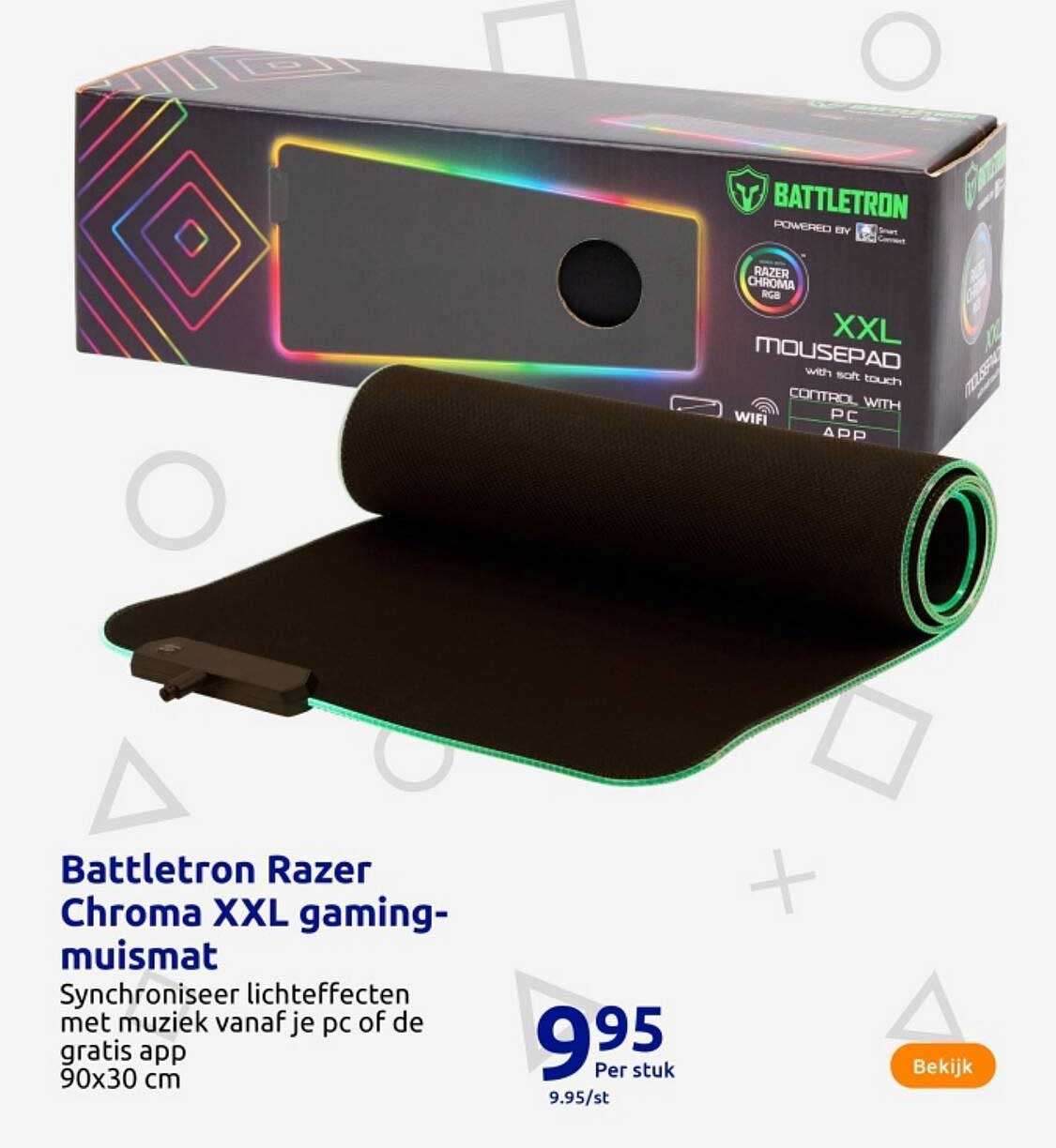 Battletron Razer Chroma XXL gaming-muismat