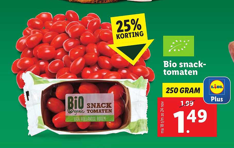 Bio snack-tomaten