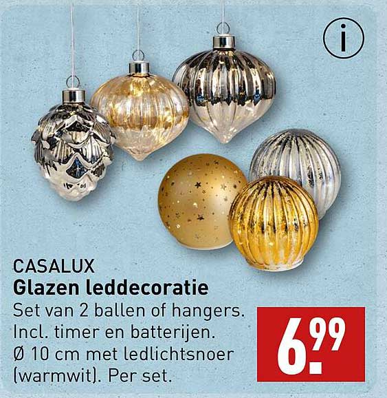 CASALUX Glazen leddecoratie