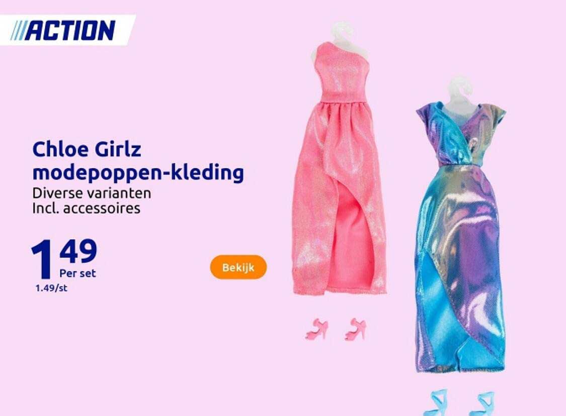 Chloe Girlz modepoppen-kleding