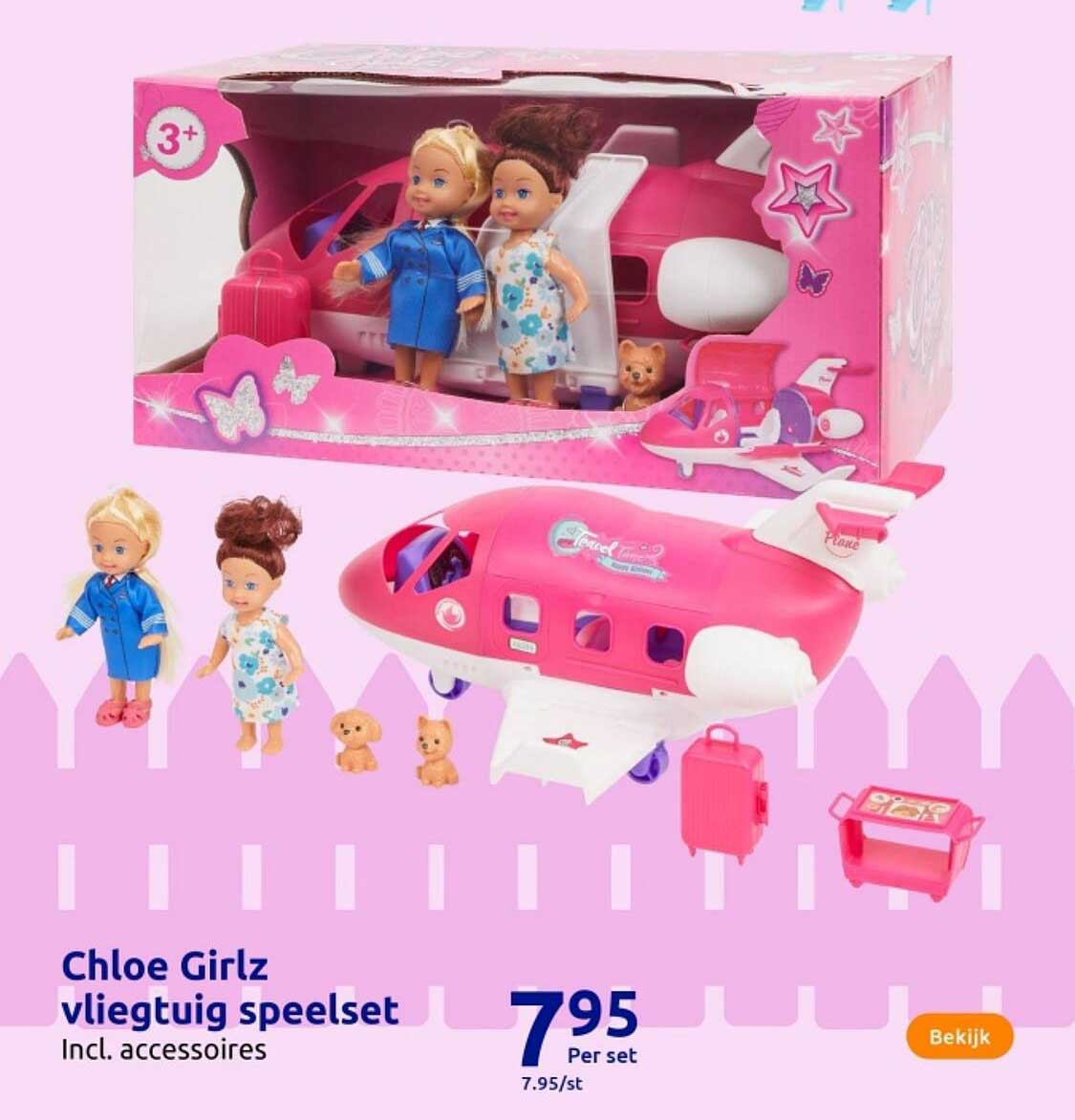 Chloe Girlz vliegtuig speerset