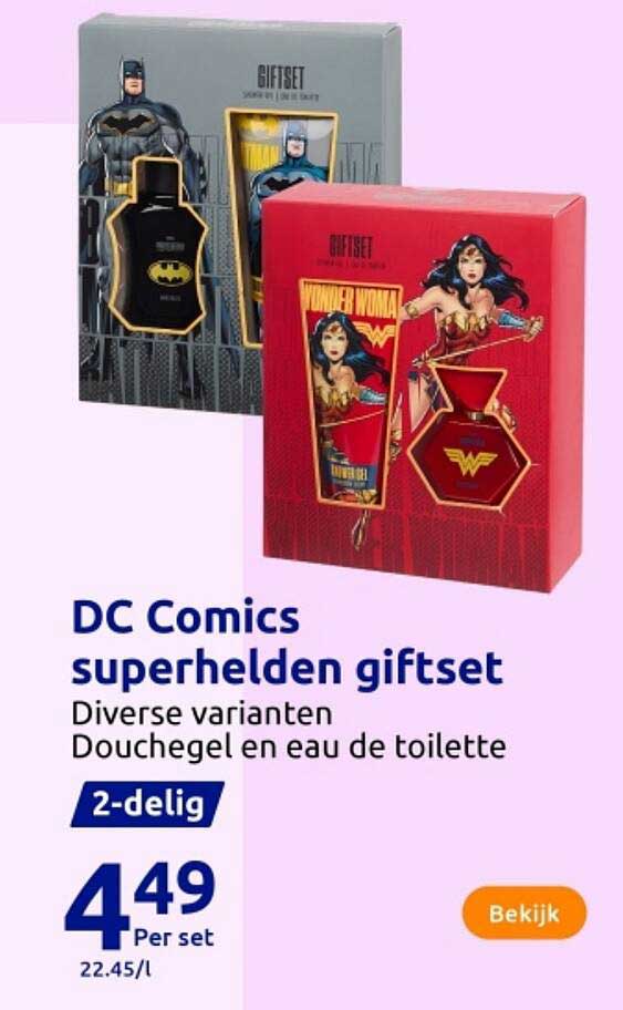 DC Comics superhelden giftset