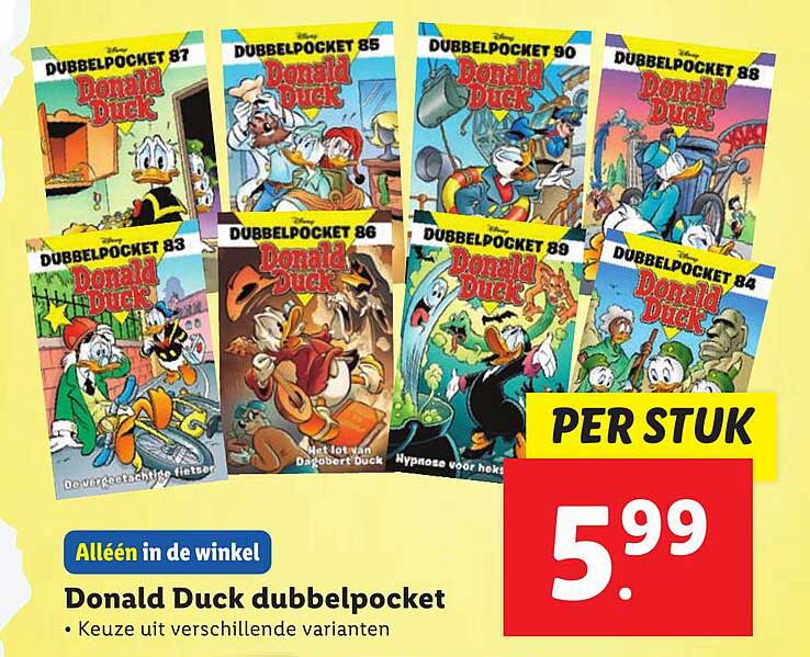 Donald Duck dubbelpocket