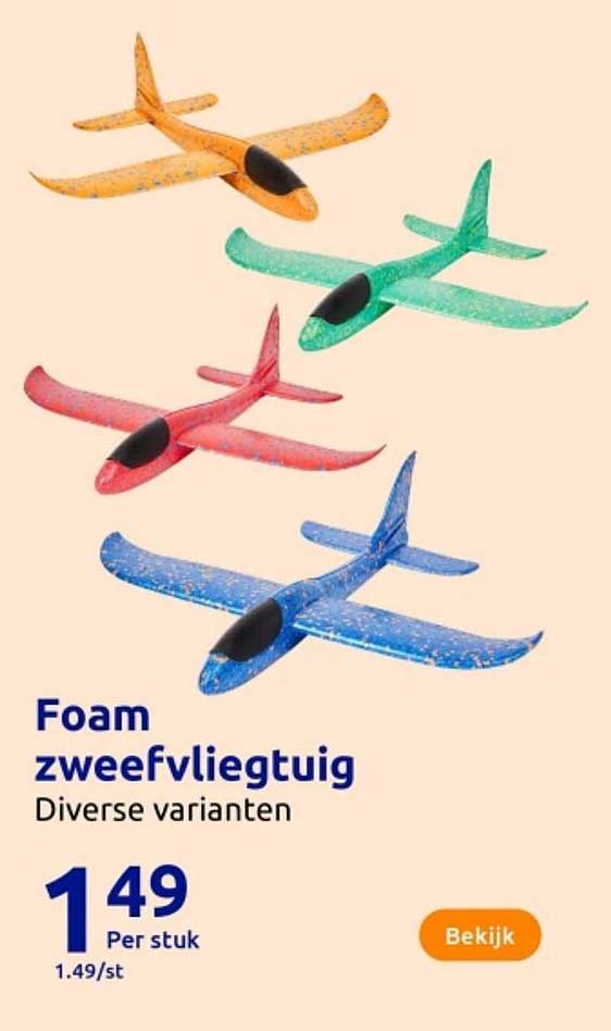 Foam zweefvliegtuig