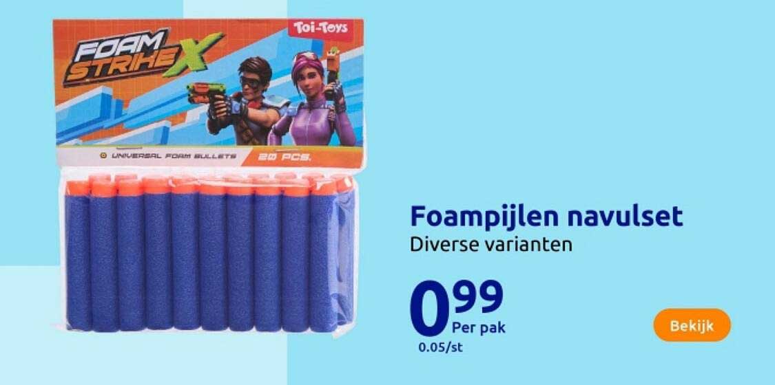 Foampijlen navulset