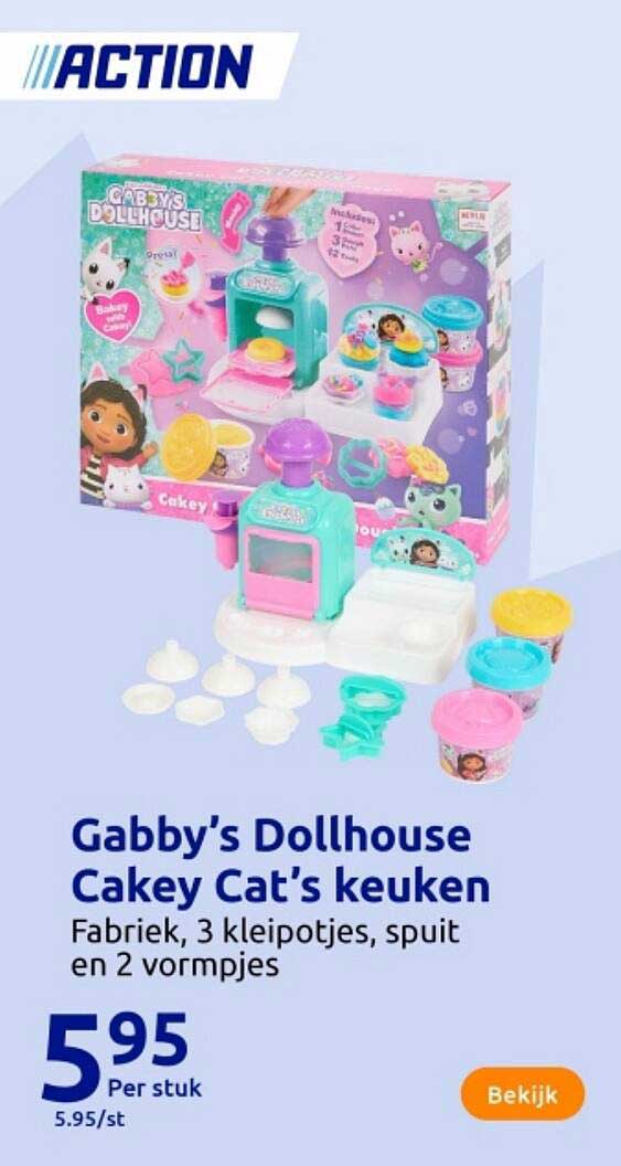 Gabby's Dollhouse Cakey Cat's keuken