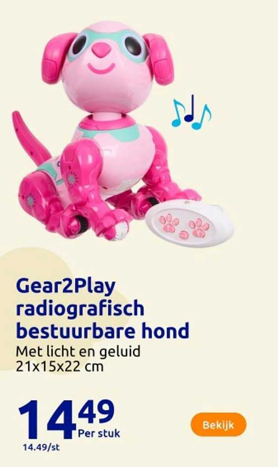 Gear2Play radiografisch bestuurbare hond