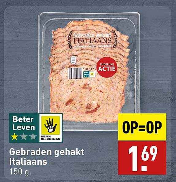 Gebraden gehakt Italiaans