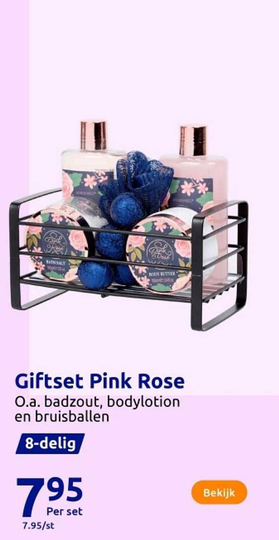 Giftset Pink Rose