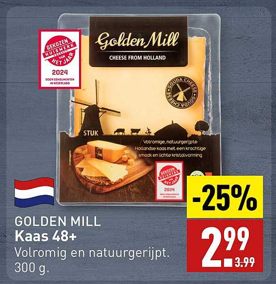 GOLDEN MILL Kaas 48+