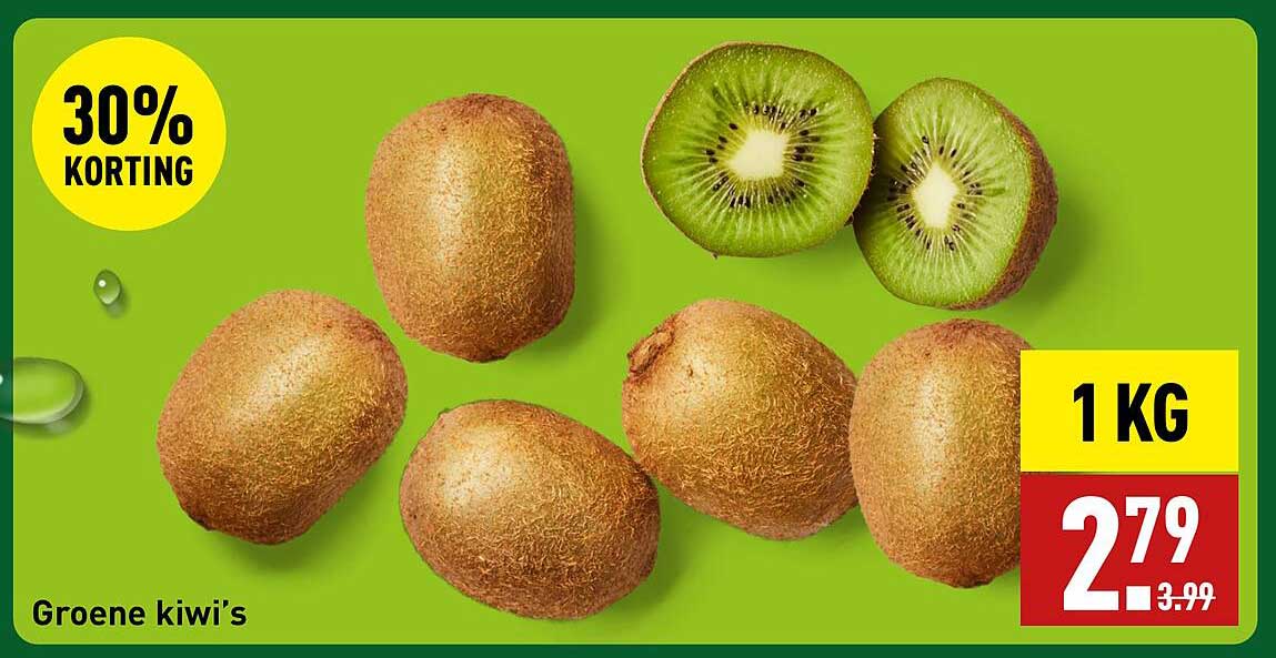 Groene kiwi's