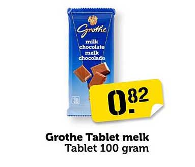 Grothe Tablet melk