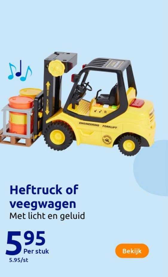 Heftruck of veegwagen