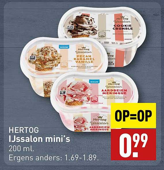 HERTOG IJssalon mini's