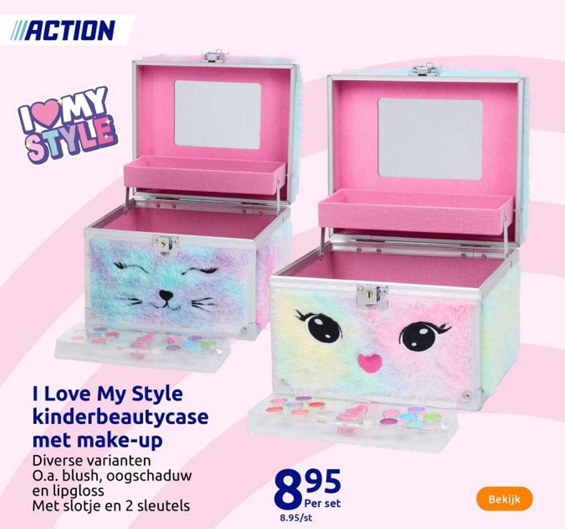 I Love My Style kinderbeautycase met make-up