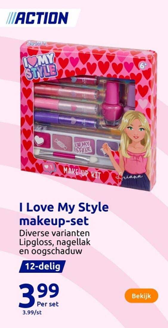 I Love My Style makeup-set