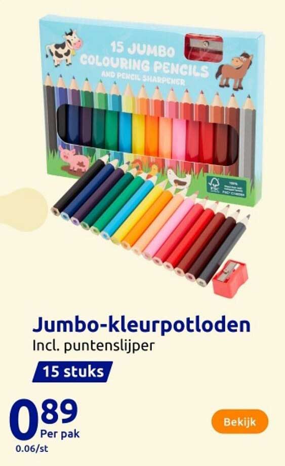 Jumbo-kleurpotloden