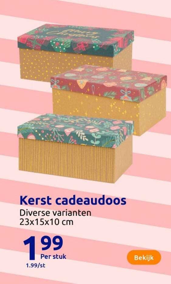 Kerst cadeausdoos