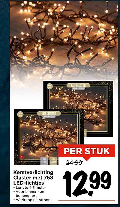 Kerstverlichting Cluster met 768 LED-lampjes