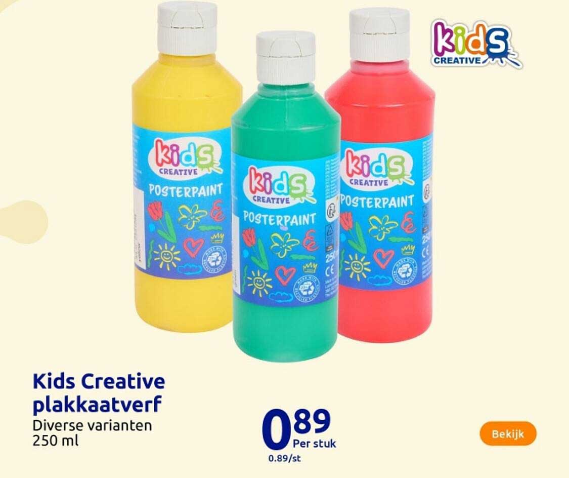 Kids Creative plakkaatverf