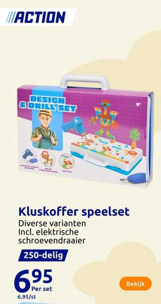 Kluskoffer spe set