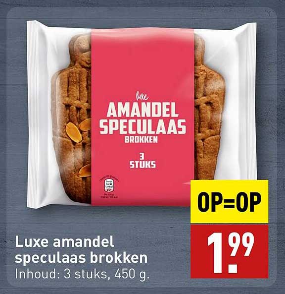 Luxe amandel speculaas brokken