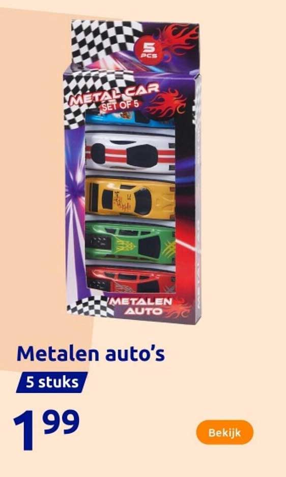 Metalen auto's