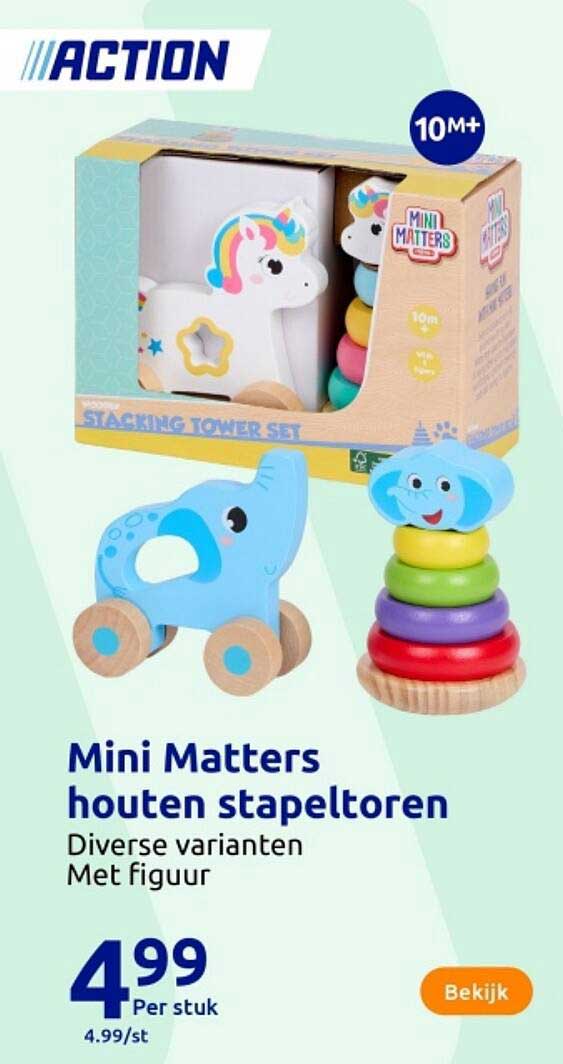 Mini Matters houten stapeltoren