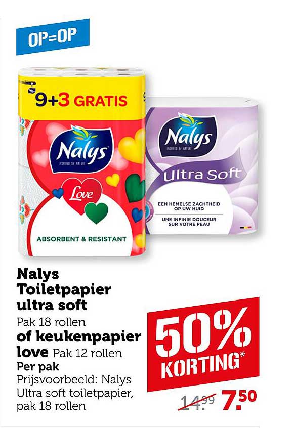 Nalys Toiletpapier ultra soft