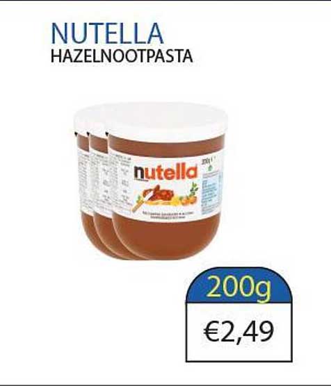 NUTELLA HAZELNOOTPasta