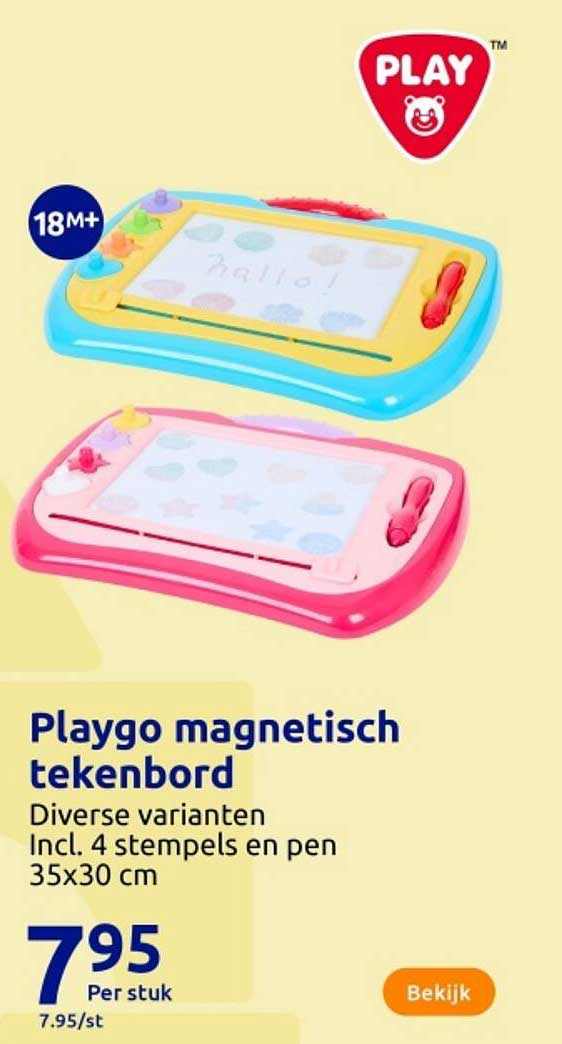 Playgo magnetisch tekenbord