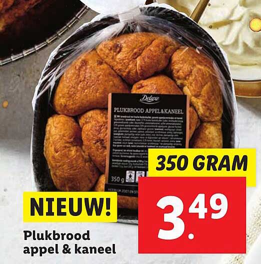 Plukbrood appel & kaneel