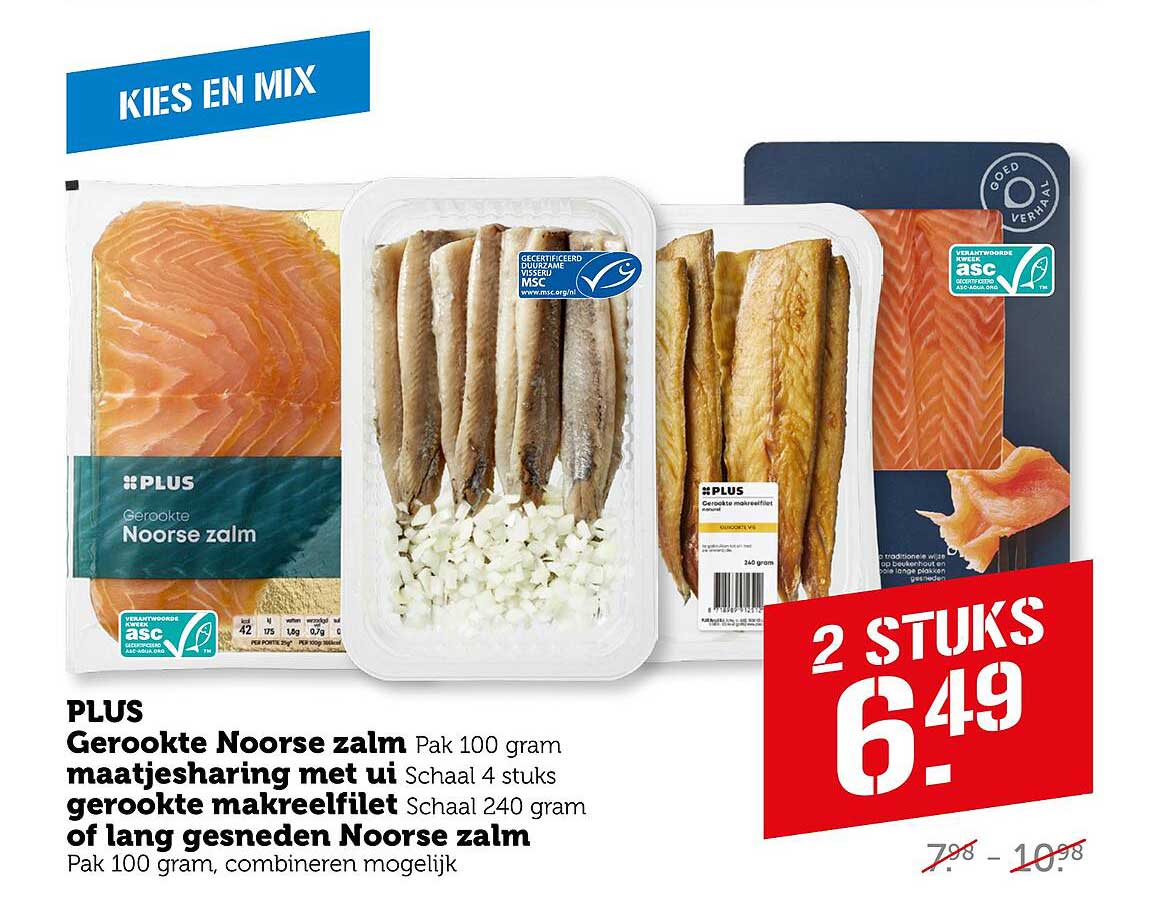 PLUS Gerookte Noorse zalm