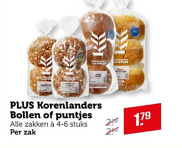 PLUS Korenlanders Bollen of puntjes