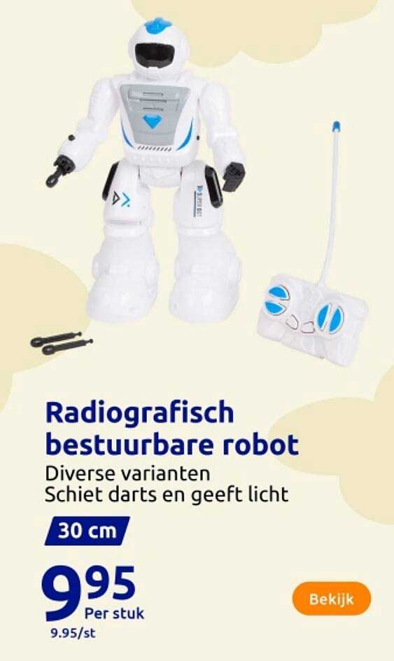 Radiografisch bestuurbare robot