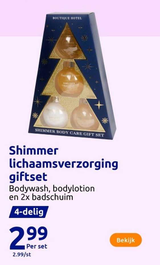 Shimmer lichaamsverzorging giftset