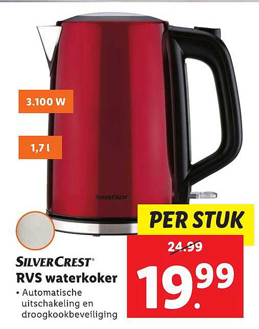 SILVERCREST RVS waterkoker