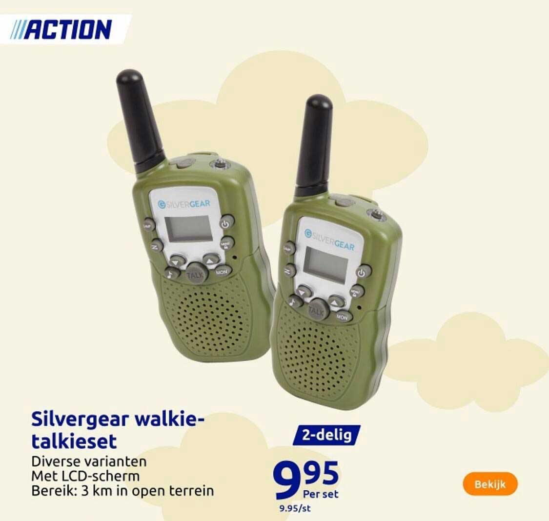 Silvergear walkie-talkieset