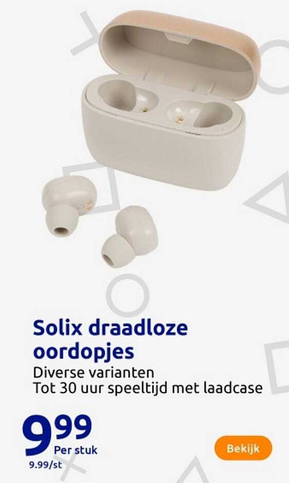 Solix draadloze oordopjes