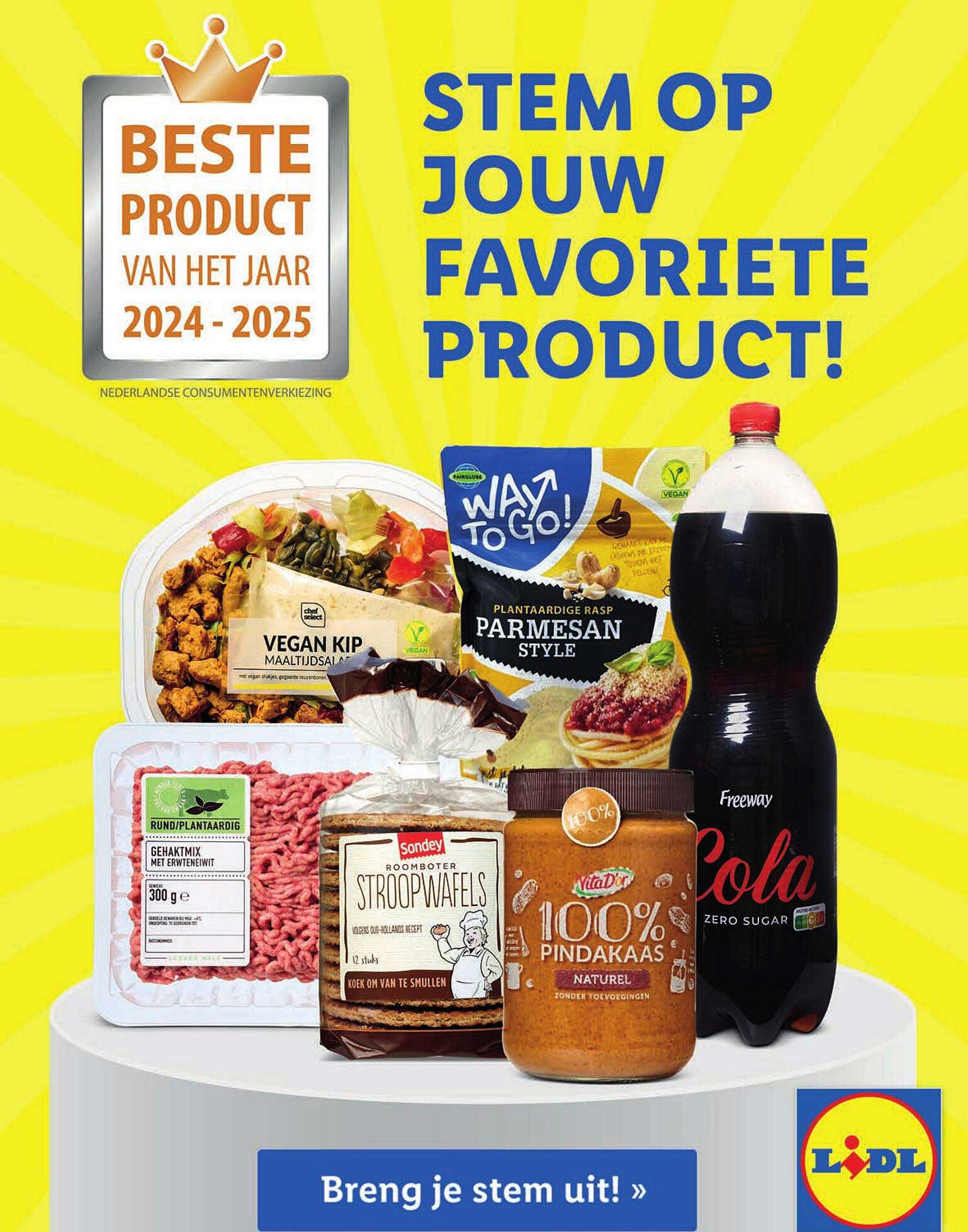 STEM OP JOUW FAVORIETE PRODUCT!