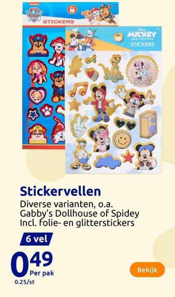 Stickervellen