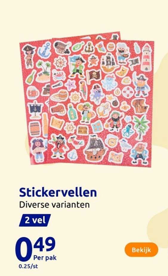 Stickervelletjes